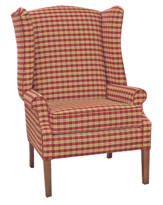 Country Primitive Upholstered Furniture Chair