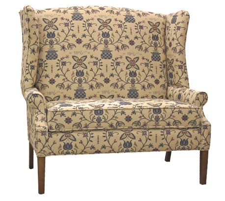 Country Upholstered Furniture Settee