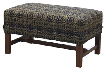 Primitive Upholstered Ottoman